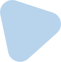 Blue round triangle